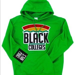 “Support Black Colleges” Green Hoodie